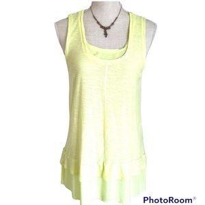 Two By Vince Camuto Sleeveless Yellow Top